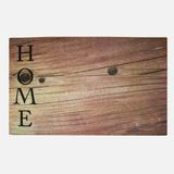Giz Home 45x75 cm Mozaik Wood Kapı Önü Paspas