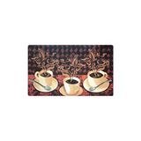 Giz Home Comfort Mat Eko Kapı Paspası 45x75 Fincan Çok Renkli