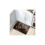 Giz Home Comfort Mat Eko Mutfak Paspası 45x75 Siyah Üzüm Çok Renkli