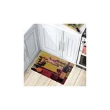 Giz Home Comfort Mat Eko Mutfak Paspası 45x75 Tarla Çok Renkli