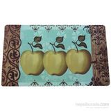 Giz Home Comfort Mat Eko Yeşil Elma 45x75 cm Kapı Paspası