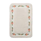 Giz Home Gül 70x120cm Whıte Banyo Paspası