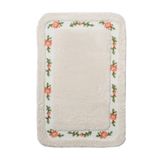 Giz Home Gül 80x150cm Whıte Banyo Paspası