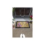 Giz Home Italyan Format Kapı Paspası 40x68 Post Card Çok Renkli