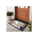 Giz Home Italyan Format Kaymaz Taban Kapi Paspasi 40x68 Home Swet Home Lavanta Çok Renkli