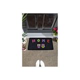 Giz Home İtalyan Kokardo Kapı Paspası 40x70 Çok Renkli