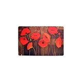 Giz Home Kırmızı Laleler Kapı Paspası 45x75 Çok Renkli