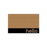 Giz Home Koko Paspas 33x60 Bordürlü Hello Bej