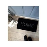 Giz Home Koko Siyah Home Kaymaz Taban Kapı Paspası 35x60 Cm Bej
