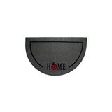 Giz Home Luna Italyan Kaymaz Taban Kapı Paspası 40x65 Yarımay Gri Uğur Böceği Home