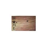 Giz Home Mozaik Kaymaz Taban Kapı Paspası 45x75 Home Wood Çok Renkli