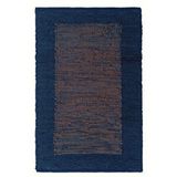 Giz Home Pelle Derı Kılım 2046a 60x90 Çerçevelı Siyah