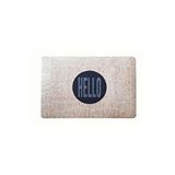 Giz Home Peppına Kapı Paspası 40x60 Bej Hello Çok Renkli