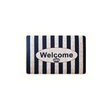 Giz Home Peppına Kapı Paspası 40x60 Çızgılı Welcome Çok Renkli