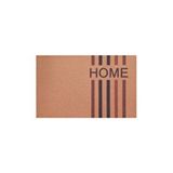 Giz Home Perla 35x60 Bej Home Çizgili Koko Paspası Dış Kapı Paspası Kıl Kapı Önü Paspas