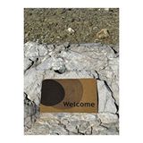 Giz Home Perla 35x60 Bej Paradoks Welcome Koko Paspas Dış Kapı Paspası Kıl Kapı Önü Paspası