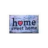 Giz Home Rock ve roll Kaymaz Taban Kapı Paspası 40x60 Çok Renkli