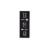 Giz Home Siyah 75x200 cm Joy Eat Mutfak Halısı