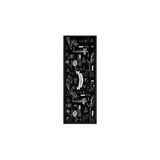 Giz Home Siyah 75x200 cm Joy Gourment Mutfak Halısı