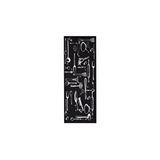 Giz Home Siyah 75x200 cm Joy Tools Mutfak Halısı
