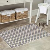Giz Home Solo Krem Gri Geometri 60x90 cm Paspas