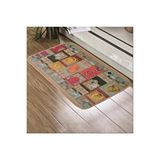 Giz Home Tapetto Mutfak Paspası 50x80 Bej Vazolar Çok Renkli