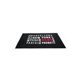 Giz Home Tody Flok Kaymaz Taban Kapı Paspası 40x70 Siyah Sehır
