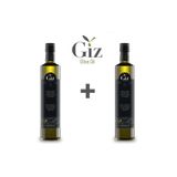 Giz Olive Oil 2'li Set; Yüksek Polifenollü, Içilebilir Erken Hasat Natürel Sızma Zeytinyağı