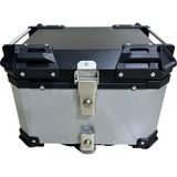 Giza Motor Alüminyum Motosiklet Çantası 36 Litre Silver Gri - Gümüş