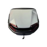 GİZA MOTOR Işıklı- Sırt Dayamalı Motosiklet Arka Çanta 33 Lt Kapasite AÇIK NARDO GRİ
