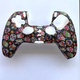 Gizala Ps5 Desenli Dualsense Silikon Kutulu Kırmızı-Siyah Silikon Kılıf