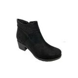 Gizem 211-21 Süet Fermuarlı Fashion Kadın Bot