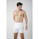 Gizem İç Giyim 6'lı Paket Erkek Boxer/paçalı - 01-Beyaz