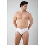 Gizem İç Giyim 6'Lı Paket Erkek Kom Slip Külot - 01-Beyaz