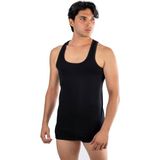 Gizem İç Giyim Siyah Erkek Atlet 6'lı Paket - 2XL