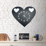 Gizem Shop Dekoratif Lazer Kesim Desenli Ahşap Duvar Saati
