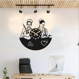 Gızem Shop Hemsire Lere Ozel Hediyelik Duvar Saati Lazer Kesim