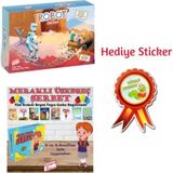 Gizemli Bahçe 2.sınıf Robot Arkadaşım 10'lu Hikaye - Meraklı Üşengeç Şerbet 10'lu Hikaye Seti