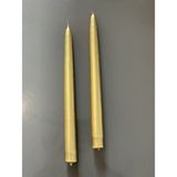 Gizemli Home 2 Li Altın Yaldız Gold Şamdan Mumu - 2 Adet
