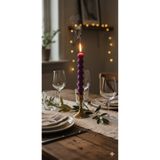 Gizemli Home Fuşya Top Şamdan Mumu