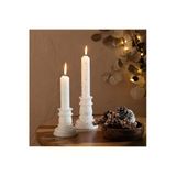 Gizemli Home Kaideli Şamdan Mumu Gümüş Yaldız 2 Li Set