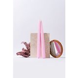 Gizemli Home Pembe 2 Adet Şamdan Mumu