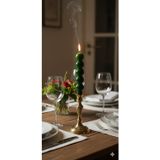 Gizemli Home Yeşil Top Şamdan Mumu