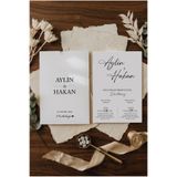 gizemli tohumlar Düğün, Nişan, Nikah Davetiyesi BASKI DAHİL 50 ADET