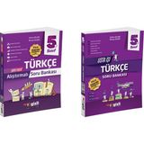 Gizli 2025 5. Sınıf Türkçe Alıştırmalı + Usta İşi Soru Bankası Seti 2 Kitap Güncel Müfredat