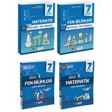 Gizli 2025 7. Sınıf Matematik Alıştırmalı + Usta İşi Soru Bankası Seti 2 Kitap Güncel Müfredat