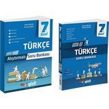 Gizli 2025 7. Sınıf Türkçe Alıştırmalı + Usta İşi Soru Bankası Seti 2 Kitap Güncel Müfredat