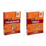 Gizli 2025 8. Sınıf Lgs Fen Bilimleri + Türkçe Usta İşi Soru + Kavram Haritası Seti 2 Kitap