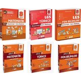 Gizli 2025 8. Sınıf Lgs Matematik + Türkçe + Fen Alıştırmalı + Usta İşi Soru Bankası Seti 6 Kitap Güncel Müfredat