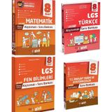 Gizli 2025 8. Sınıf Lgs Matematik + Türkçe + Fen + İnkılap Alıştırmalı Soru Bankası Seti 4 Kitap